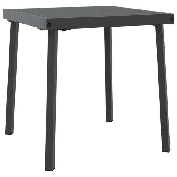 Grote foto vidaxl ligbedden 2 st met wielen en tafel poly rattan zwart tuin en terras tuinmeubelen