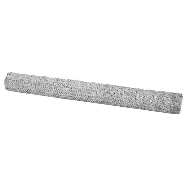 Grote foto vidaxl hexagoon gaas 1 6x50 m gegalvaniseerd staal tuin en terras hekken en schuttingen