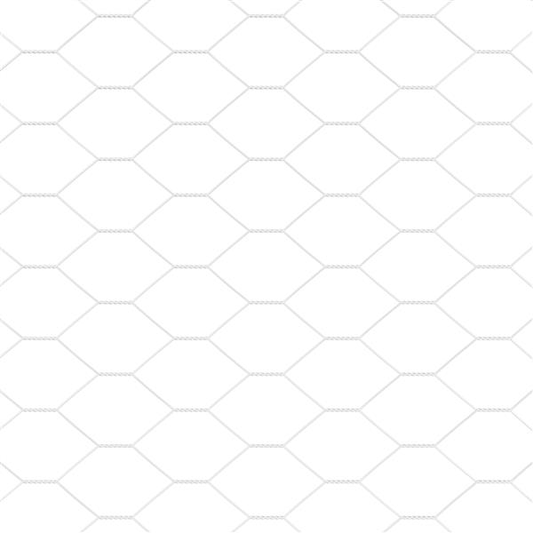 Grote foto vidaxl hexagon schutting 1 5x50 m gegalvaniseerd staal tuin en terras hekken en schuttingen