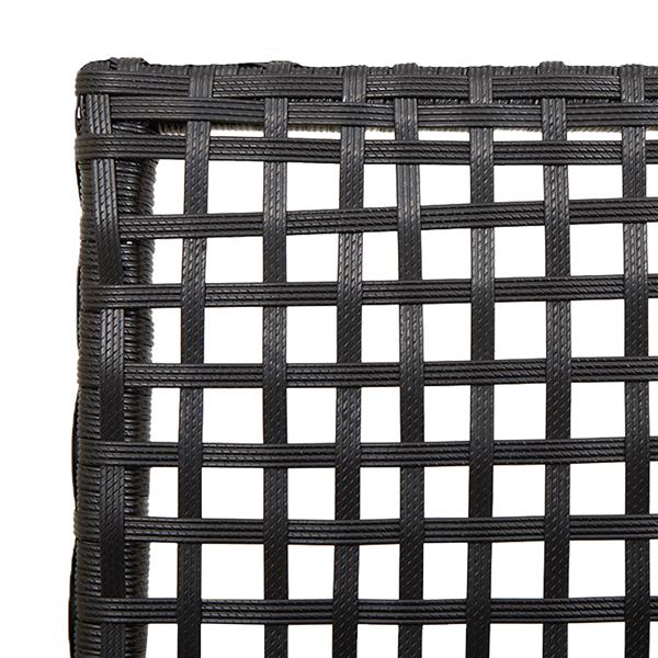 Grote foto vidaxl tuinstoelen 2 st met kussens poly rattan zwart tuin en terras tuinmeubelen