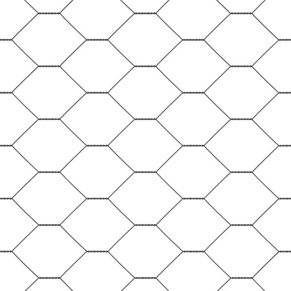 Grote foto vidaxl hexagon schutting grijs 0 5x100 m staal tuin en terras hekken en schuttingen