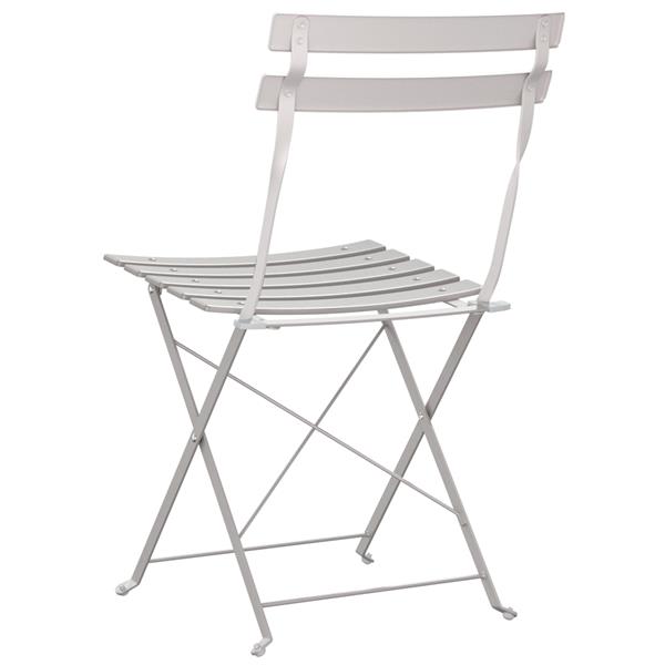Grote foto vidaxl tuinstoelen 2 st inklapbaar staal beige tuin en terras tuinmeubelen