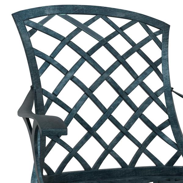 Grote foto vidaxl tuinstoelen 4 st stapelbaar gietaluminium groen tuin en terras tuinmeubelen