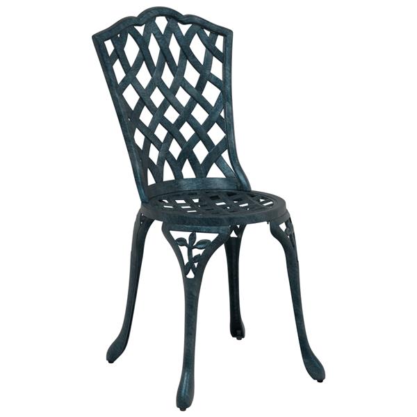 Grote foto vidaxl tuinstoelen 2 st gietaluminium groen tuin en terras tuinmeubelen