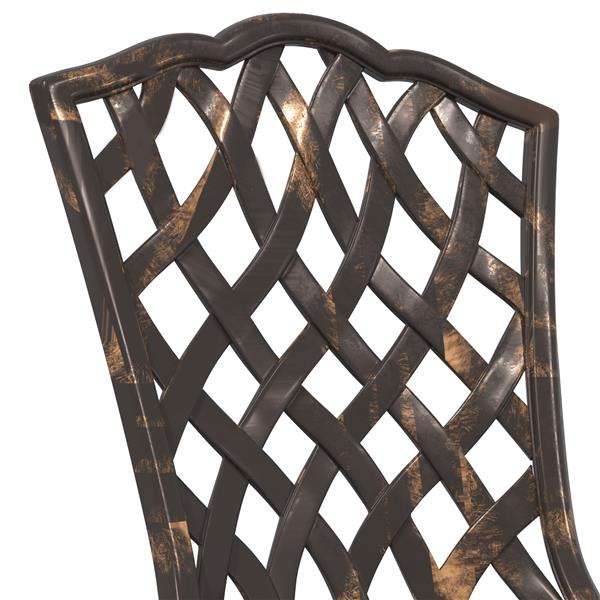 Grote foto vidaxl tuinstoelen 2 st gietaluminium bronskleurig tuin en terras tuinmeubelen