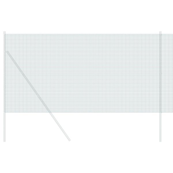 Grote foto vidaxl gelast draadhek groen 1 2x25 m staal tuin en terras hekken en schuttingen