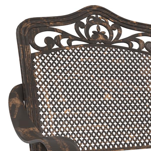 Grote foto vidaxl tuinstoelen 2 st gietaluminium bronskleurig tuin en terras tuinmeubelen