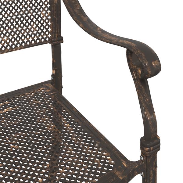 Grote foto vidaxl tuinstoelen 2 st gietaluminium bronskleurig tuin en terras tuinmeubelen