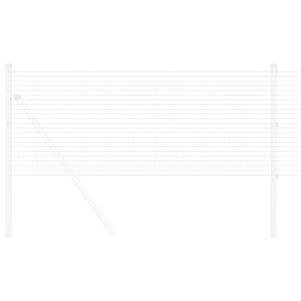 Grote foto vidaxl gelaste draadhek 0.6x100 m gegalvaniseerd staal tuin en terras hekken en schuttingen
