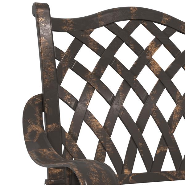 Grote foto vidaxl tuinstoelen 2 st gietaluminium bronskleurig tuin en terras tuinmeubelen
