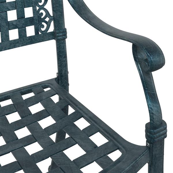 Grote foto vidaxl tuinstoelen 2 st gietaluminium groen tuin en terras tuinmeubelen