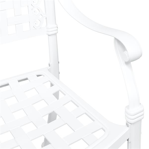 Grote foto vidaxl tuinstoelen 2 st gietaluminium wit tuin en terras tuinmeubelen