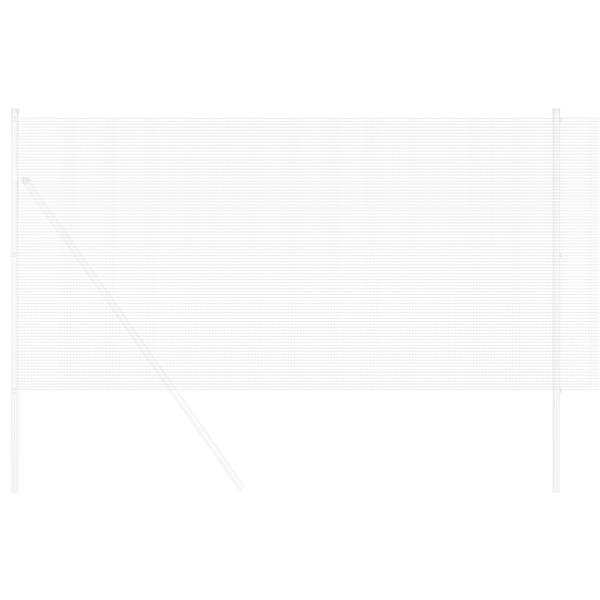 Grote foto vidaxl gelaste draadomheining 1.4x50 m gegalvaniseerd staal tuin en terras hekken en schuttingen