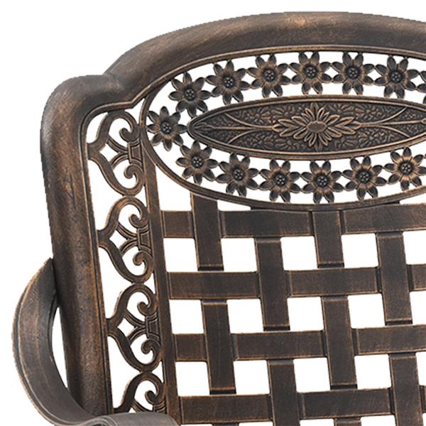Grote foto vidaxl tuinstoelen 2 st gietaluminium bronskleurig tuin en terras tuinmeubelen