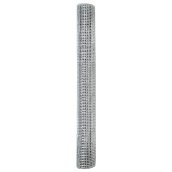 Grote foto vidaxl gelast draadhek 1 4x10 m gegalvaniseerd staal tuin en terras hekken en schuttingen