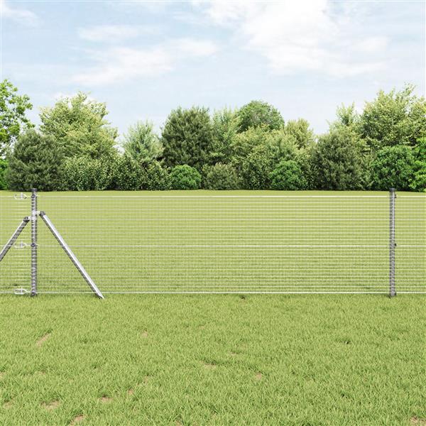 Grote foto vidaxl gelaste draadhek 0 6x10 m gegalvaniseerd staal tuin en terras hekken en schuttingen