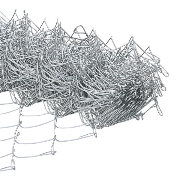 Grote foto vidaxl ketenlinkhek 0.8x10 m ge galvaniseerd staal tuin en terras hekken en schuttingen