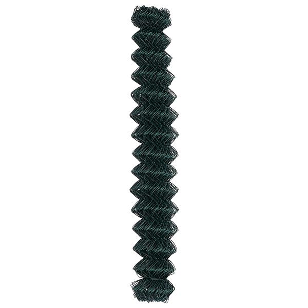 Grote foto vidaxl kettinglink fence groen 1.6x25 m staal tuin en terras hekken en schuttingen