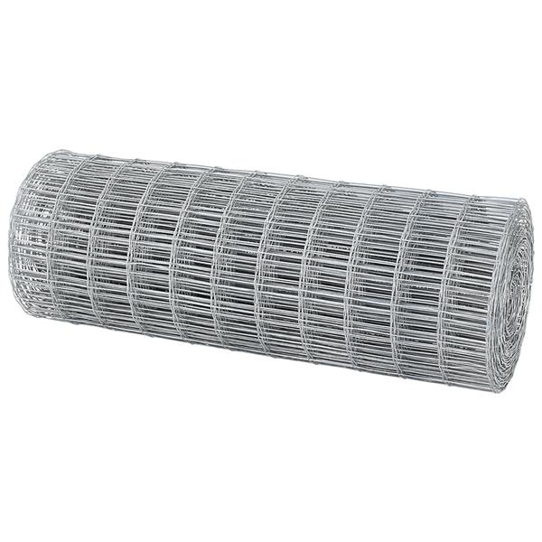 Grote foto vidaxl euro omheining 0.4x25 m gegalvaniseerd staal tuin en terras hekken en schuttingen