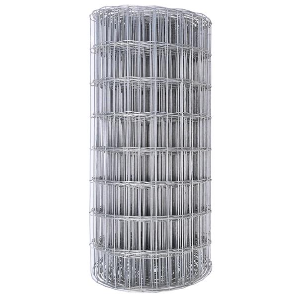 Grote foto vidaxl euro omheining 0.6x10 m gegalvaniseerd staal tuin en terras hekken en schuttingen