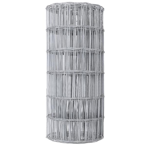 Grote foto vidaxl euro hek 0.4x50 m ge galvaniseerd staal tuin en terras hekken en schuttingen