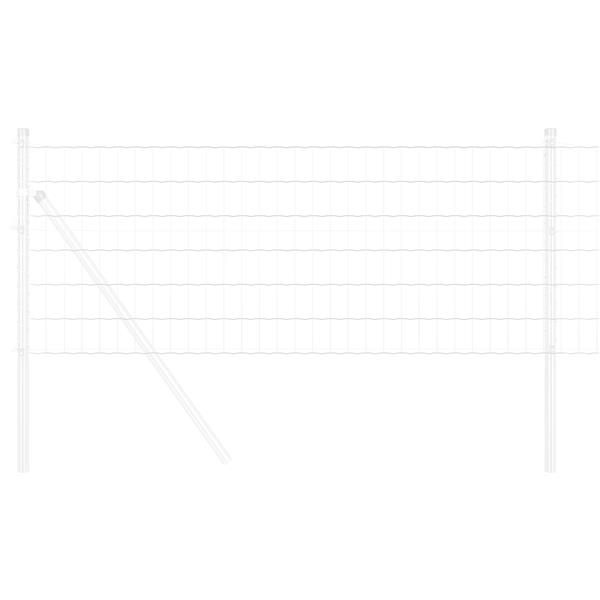 Grote foto vidaxl euro hek 0.6x10 m gegalvaniseerd staal tuin en terras hekken en schuttingen