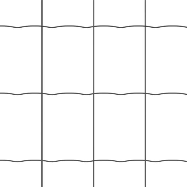 Grote foto vidaxl euro hek grijs 1x10 m staal tuin en terras hekken en schuttingen