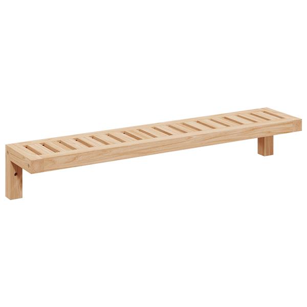 Grote foto vidaxl wandplank 62x10x12 5 cm massief walnotenhout huis en inrichting woningdecoratie