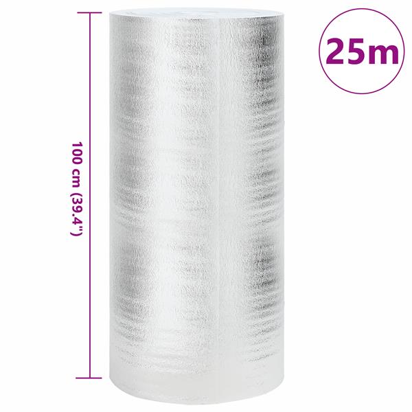 Grote foto vidaxl warmtereflector voor radiator 1x25 m doe het zelf en verbouw sanitair