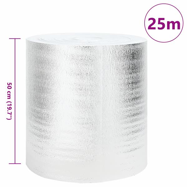 Grote foto vidaxl warmtereflector voor radiator 0 5x25 m doe het zelf en verbouw sanitair