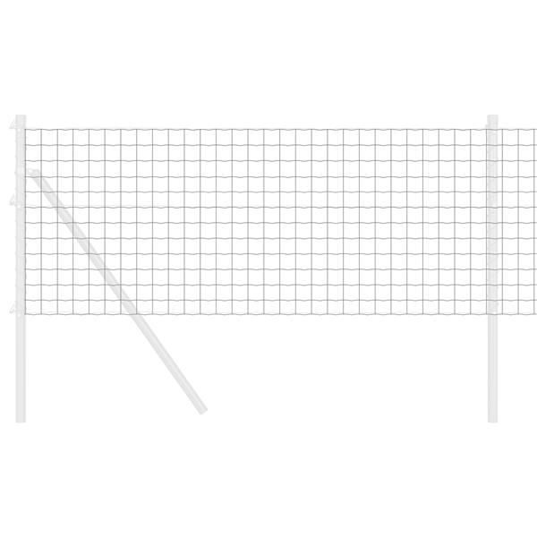 Grote foto vidaxl euro omheining grijs 0 6x10 m staal tuin en terras hekken en schuttingen