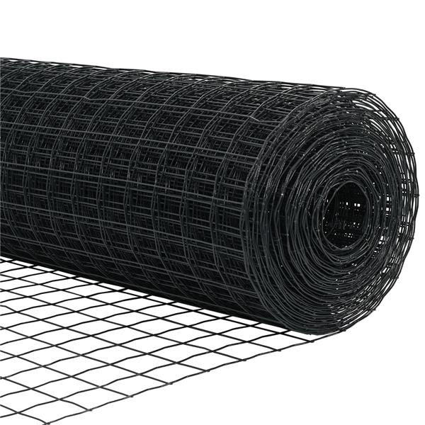 Grote foto vidaxl euro omheining grijs 0 6x10 m staal tuin en terras hekken en schuttingen