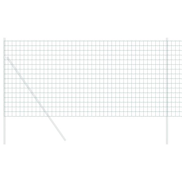 Grote foto vidaxl euro hek groen 0.6x50 m staal tuin en terras hekken en schuttingen