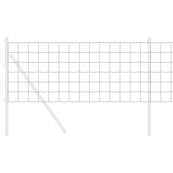 Grote foto vidaxl euro schutting groen 0.4x50 m staal tuin en terras hekken en schuttingen