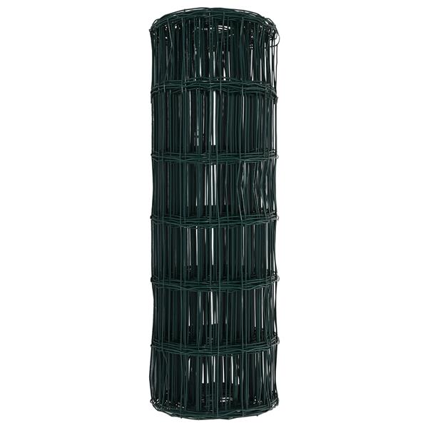 Grote foto vidaxl euro schutting groen 0.4x50 m staal tuin en terras hekken en schuttingen