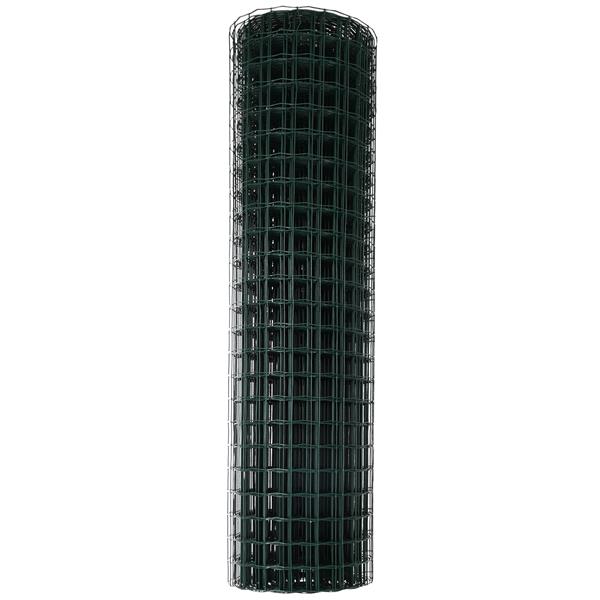 Grote foto vidaxl euro omheining groen 1.2x25 m staal tuin en terras hekken en schuttingen