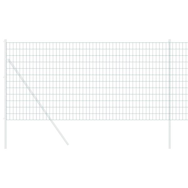 Grote foto vidaxl euro hek groen 1 4x10 m staal tuin en terras hekken en schuttingen