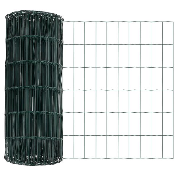Grote foto vidaxl euro fence groen 0 6x10 m staal tuin en terras hekken en schuttingen