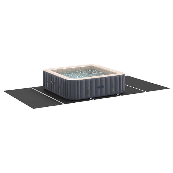 Grote foto vidaxl rechthoekige zwembadhoes zwart polyethyleen 550 x 280 cm tuin en terras zwembaden toebehoren