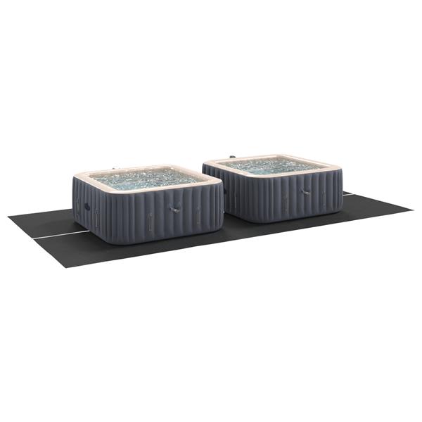 Grote foto vidaxl rechthoekige zwembadhoes zwart polyethyleen 500 x 250 cm duurzaam tuin en terras zwembaden toebehoren