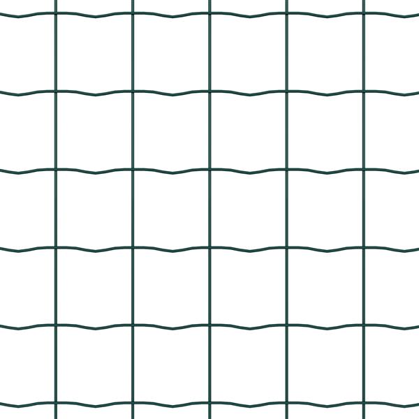Grote foto vidaxl euro hek groen 1.6x10 m staal tuin en terras hekken en schuttingen