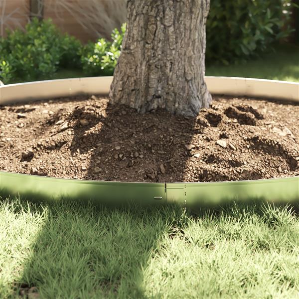 Grote foto vidaxl grasperken 10 stuks 14x100 cm flexibel gegalvaniseerd staal tuin en terras tuindecoratie