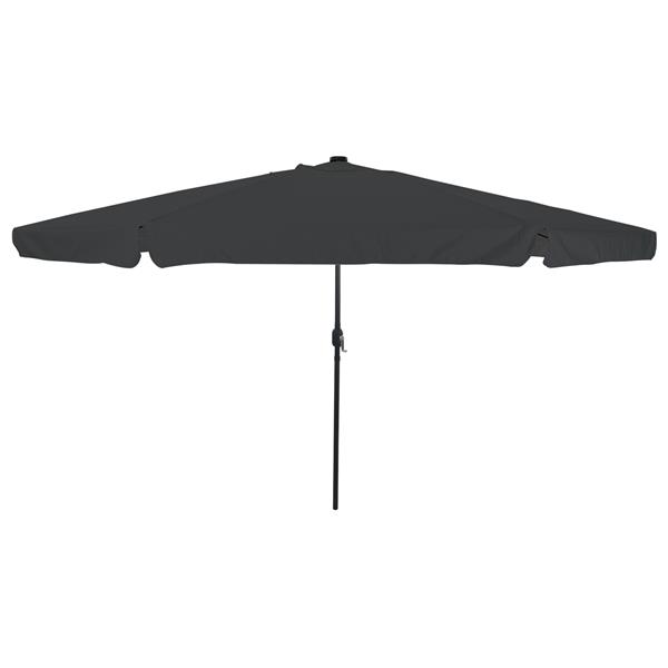 Grote foto vidaxl parasol met led verlichting 395x245 cm antraciet tuin en terras overige tuin en terras