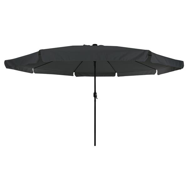 Grote foto vidaxl parasol met led verlichting 395x245 cm antraciet tuin en terras overige tuin en terras