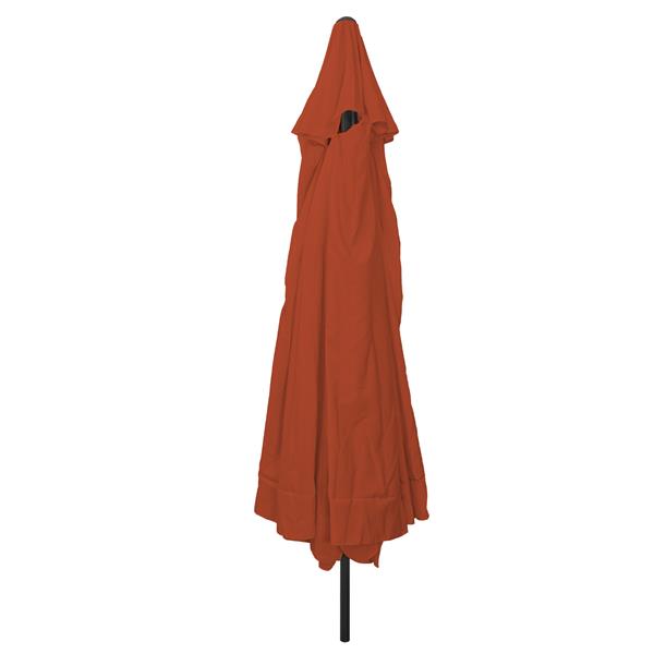 Grote foto vidaxl parasol 395x245 cm terracottakleurig tuin en terras overige tuin en terras