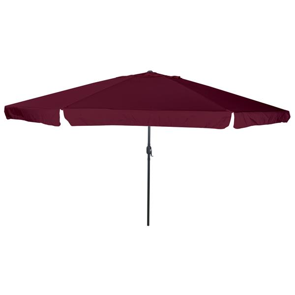 Grote foto vidaxl parasol 395x245 cm bordeauxrood tuin en terras overige tuin en terras