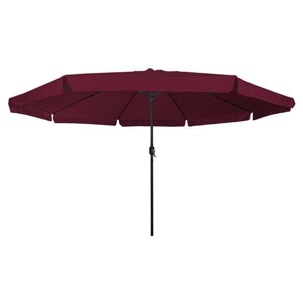 Grote foto vidaxl parasol 395x245 cm bordeauxrood tuin en terras overige tuin en terras