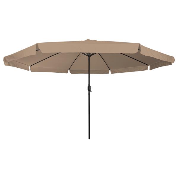 Grote foto vidaxl parasol 395x245 cm taupe tuin en terras overige tuin en terras