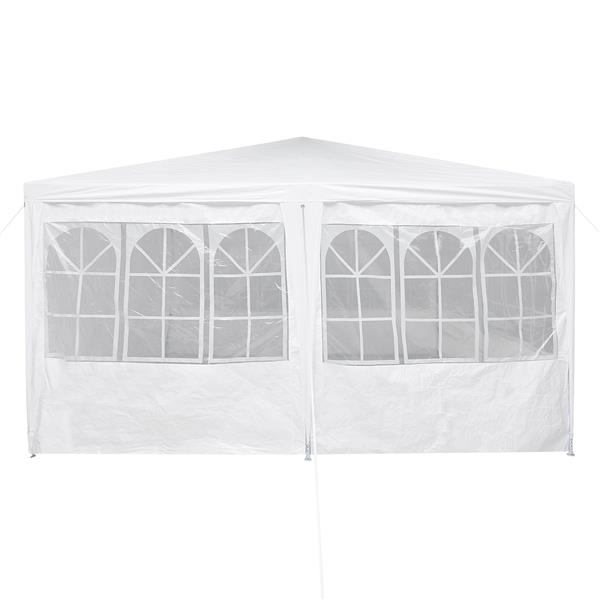 Grote foto vidaxl partytent met 12 zijwanden wit 8x4 m pe tuin en terras overige tuin en terras