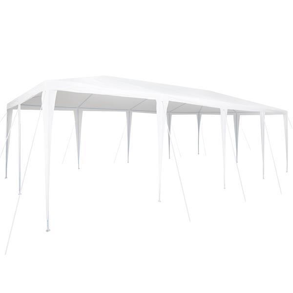 Grote foto vidaxl partytent wit 8x4 m pe tuin en terras overige tuin en terras
